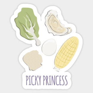 Picky Princess Sticker